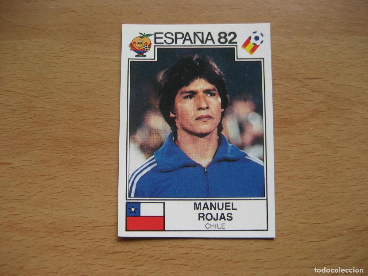 Figurine di Calcio: ESPA&Ntilde;A 82 - N&ordm; 156 MANUEL ROJAS - CHILE - PANINI