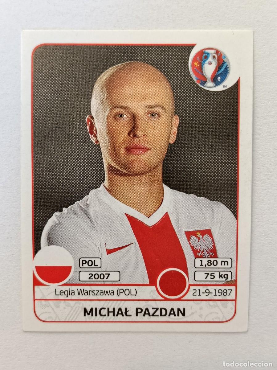 Fu&szlig;ball-Sticker: #297 MICHAL PAZDAN (POLONIA) EURO FRANCIA 2016 PANINI