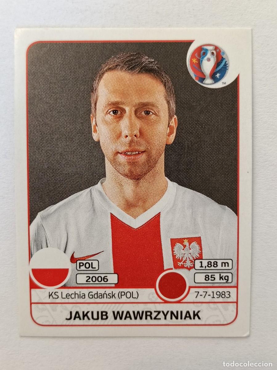 Cromos de F&uacute;tbol: #299 JAKUB WAWRZYNIAK (POLONIA) EURO FRANCIA 2016 PANINI