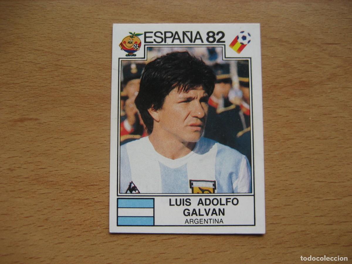 Cromos de F&uacute;tbol: ESPA&Ntilde;A 82 - N&ordm; 168 LUIS ADOLFO GALVAN - ARGENTINA - PANINI
