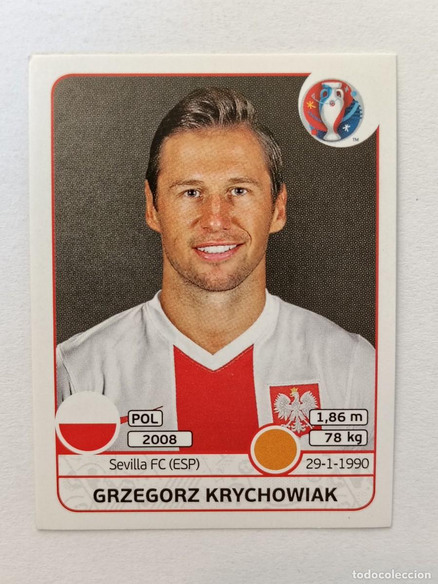 Cromos de F&uacute;tbol: #302 GRZEGORZ KRYCHOWIAK (POLONIA) EURO FRANCIA 2016 PANINI