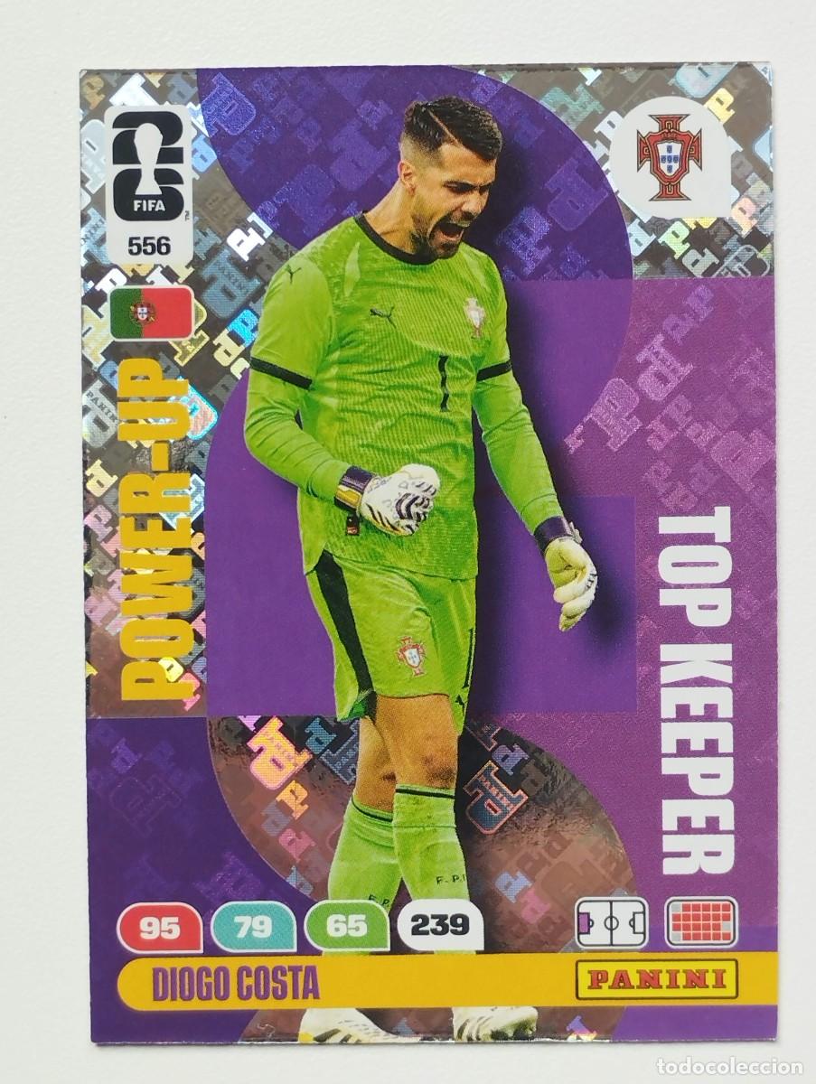 Cromos de F&uacute;tbol: CROMO CARD ADRENALYN MUNDIAL WORLD CUP 2026 POWER UP TOP KEEPER 556 DIOGO COSTA PORTUGAL