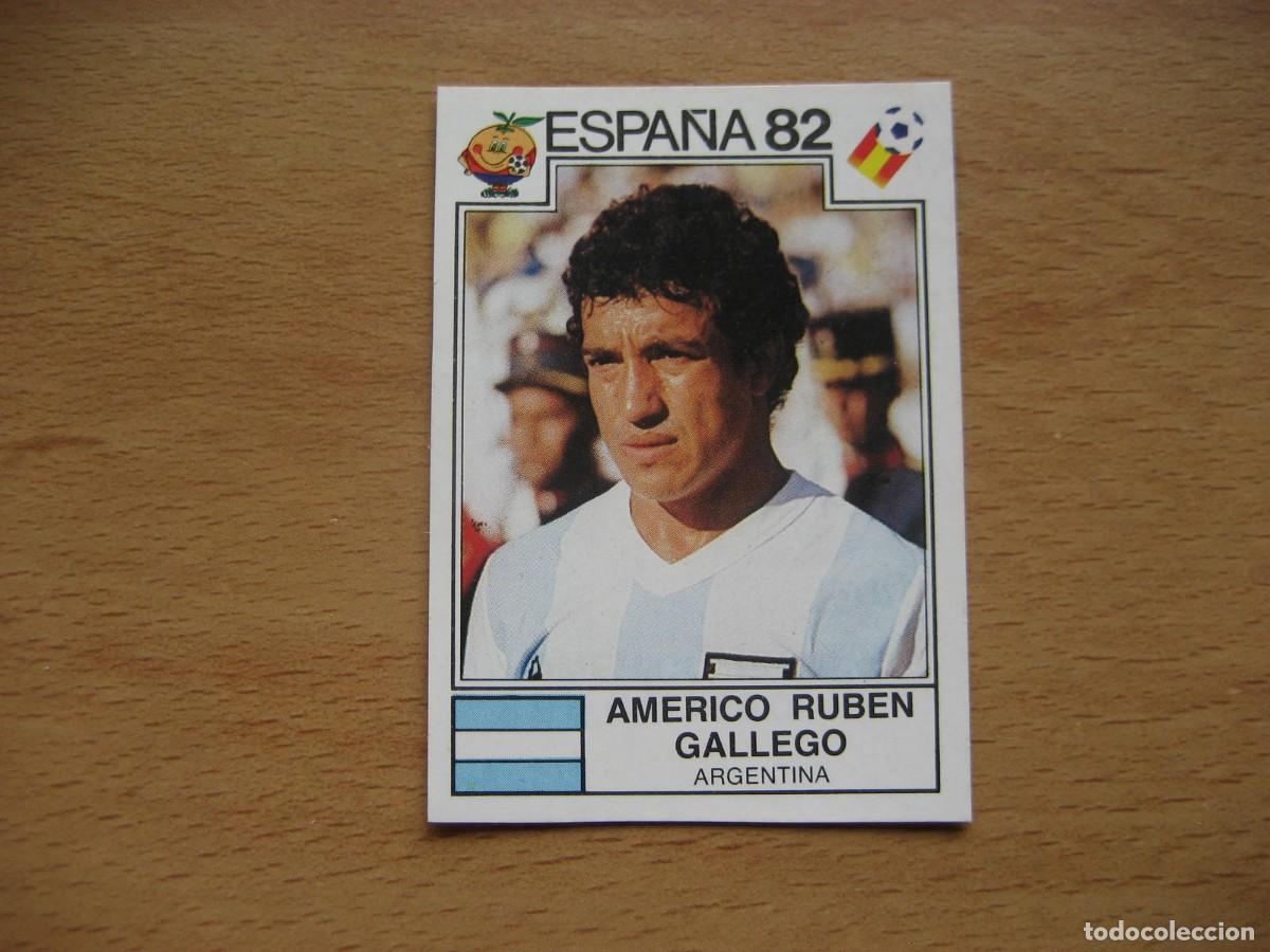 Cromos de F&uacute;tbol: ESPA&Ntilde;A 82 - N&ordm; 173 AMERICO GALLEGO - ARGENTINA - PANINI