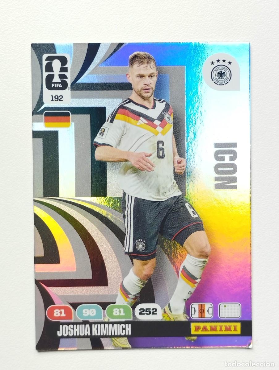 Cromos de F&uacute;tbol: CROMO CARD ADRENALYN MUNDIAL WORLD CUP 2026 ICON JOSHUA KIMMICH 192 ALEMANIA