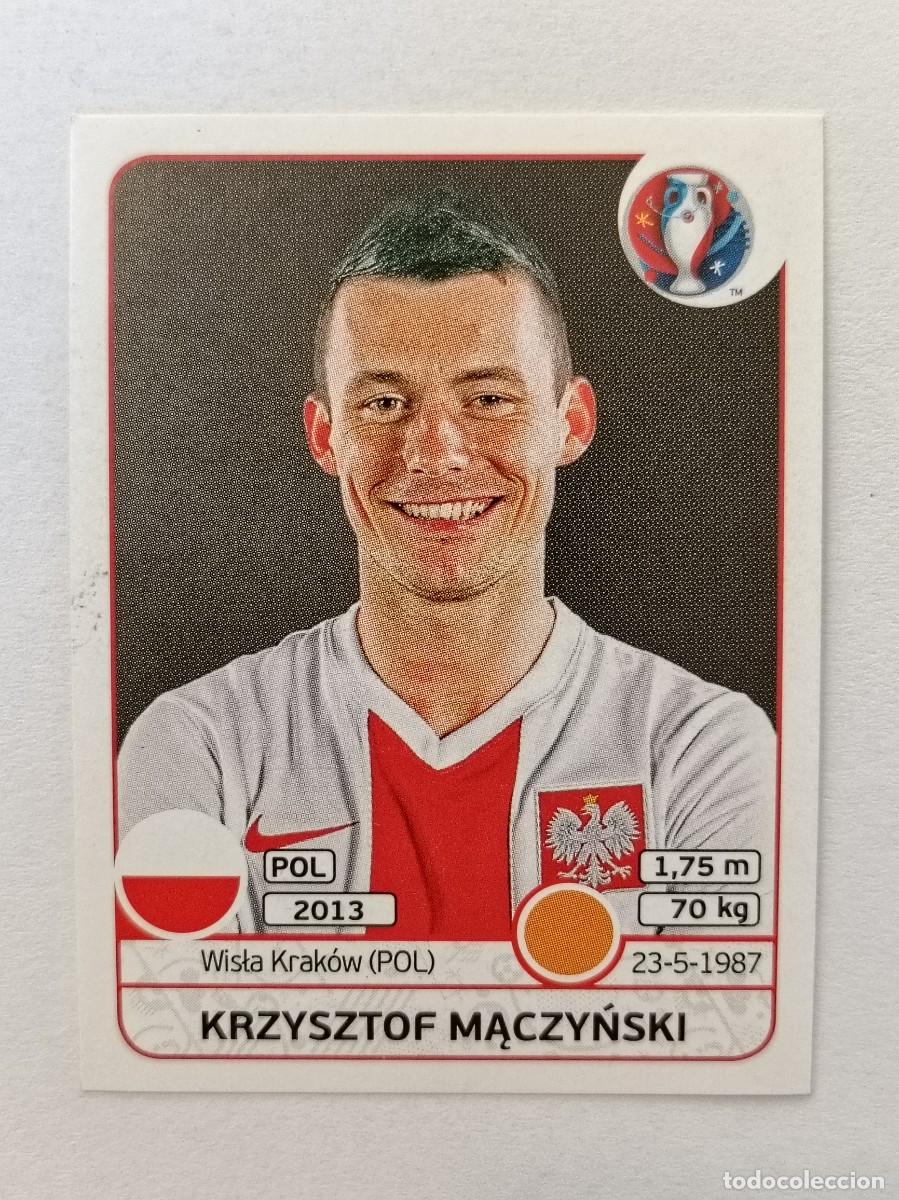 Cromos de F&uacute;tbol: #305 KRZYSZTOF MACZYNSKI (POLONIA) EURO FRANCIA 2016 PANINI