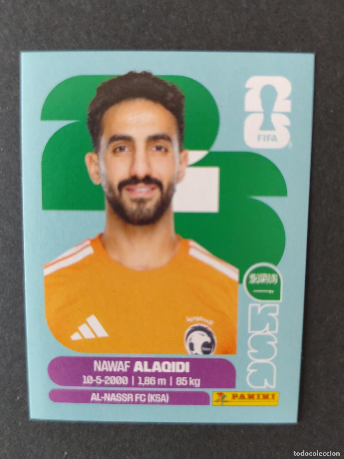 Football Stickers: KSA2 NAWAF ALAQIDI 2 ARABIA SAUD&Iacute; MUNDIAL FIFA WORLD CUP 2026 STICKER PANINI SIN PEGAR