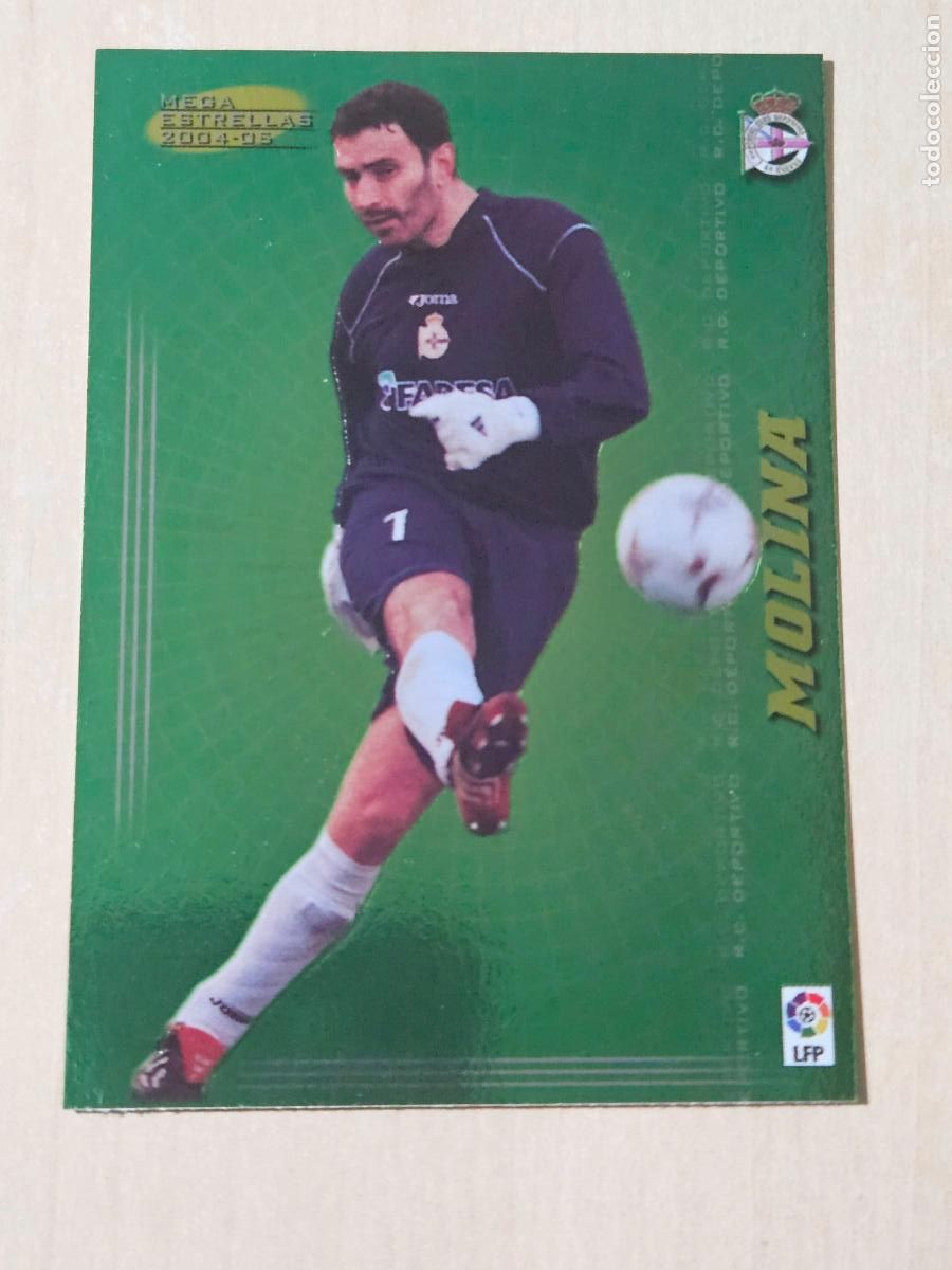 Fu&szlig;ball-Sticker: CROMO N&ordm; 363 MOLINA - MEGACRACKS 2004 05 - MEGA ESTRELLAS