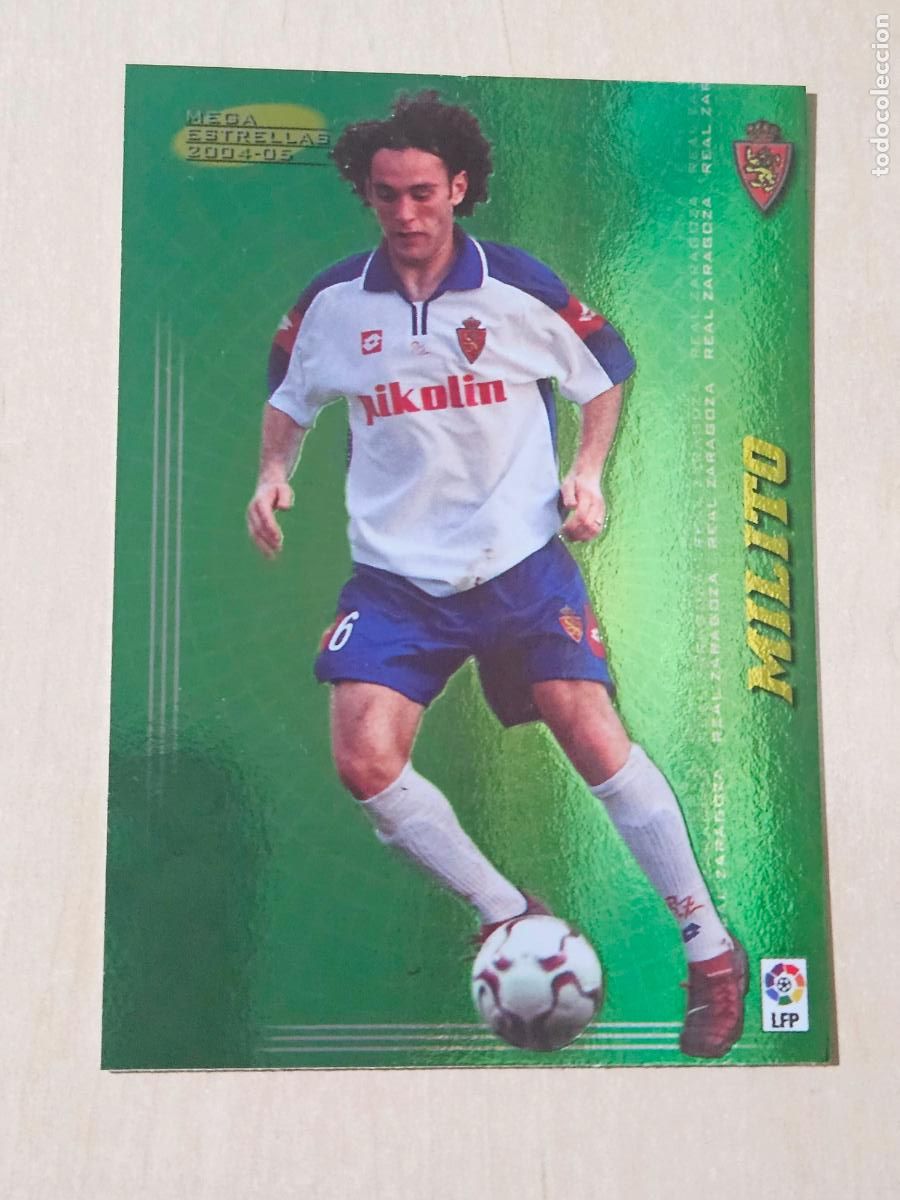 Cromos de F&uacute;tbol: CROMO N&ordm; 365 MILITO - MEGACRACKS 2004 05 - MEGA ESTRELLAS