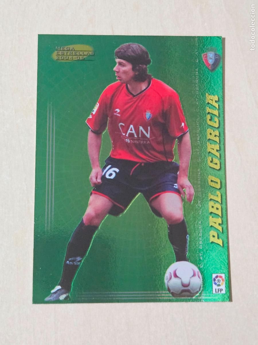 Cromos de F&uacute;tbol: CROMO N&ordm; 372 PABLO GARCIA - MEGACRACKS 2004 05 - MEGA ESTRELLAS