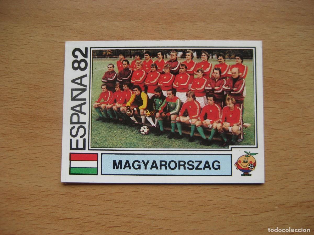 Cromos de F&uacute;tbol: ESPA&Ntilde;A 82 - N&ordm; 183 EQUIPO - HUNGRIA - PANINI