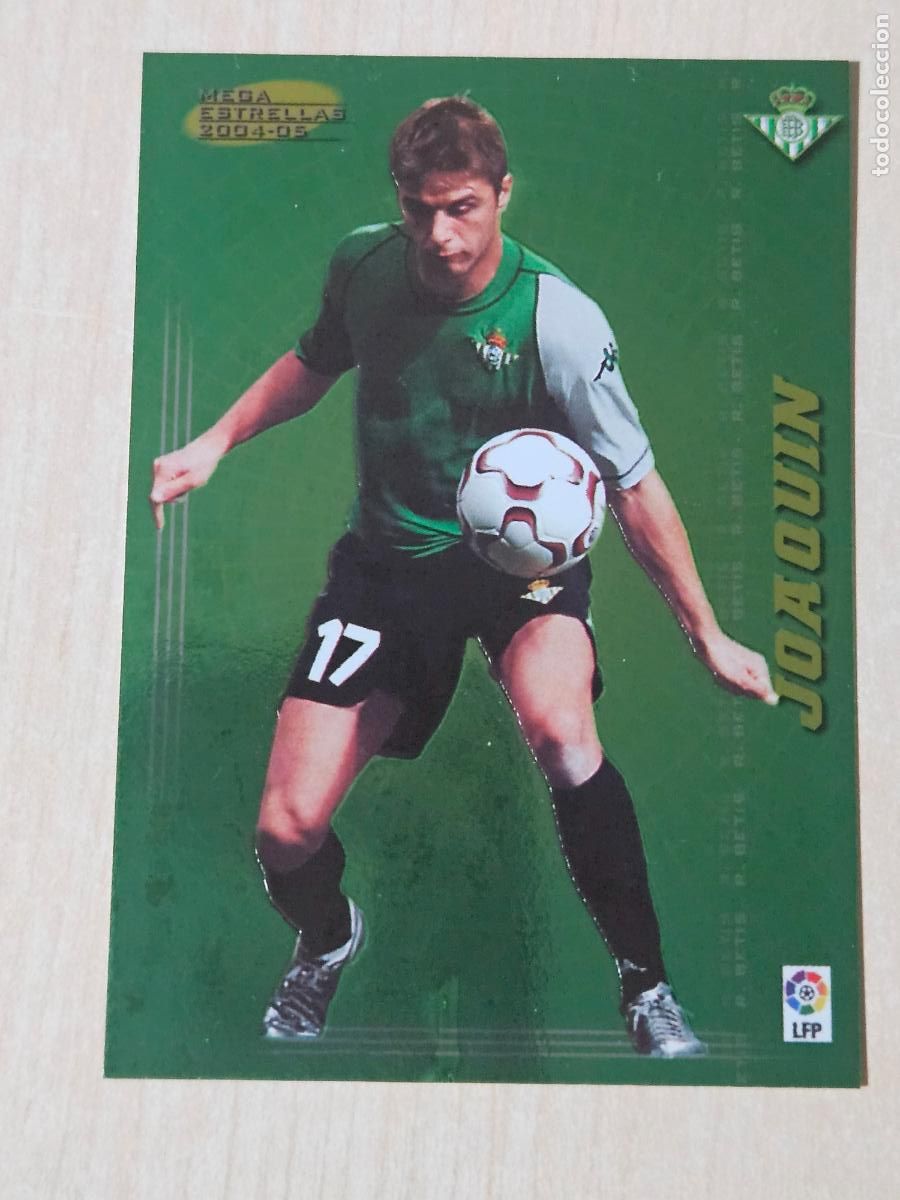 Figurine di Calcio: CROMO N&ordm; 380 JOAQUIN - MEGACRACKS 2004 05 - MEGA ESTRELLAS
