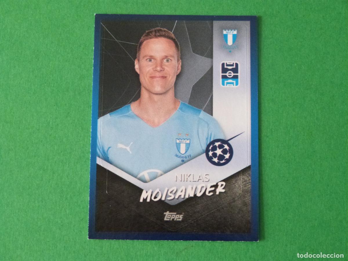Figurine di Calcio: CROMO FUTBOL MOISANDER MALMO FF SIN PEGAR N&ordm; 630 CHAMPIONS LEAGUE 2021-2022/21-22 TOPPS