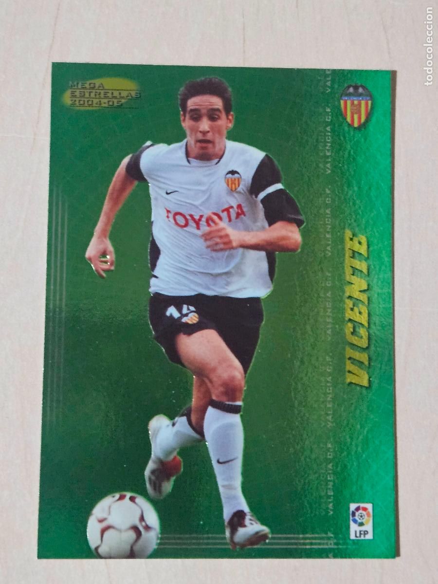 Figurine di Calcio: CROMO N&ordm; 385 VICENTE - MEGACRACKS 2004 05 - MEGA ESTRELLAS