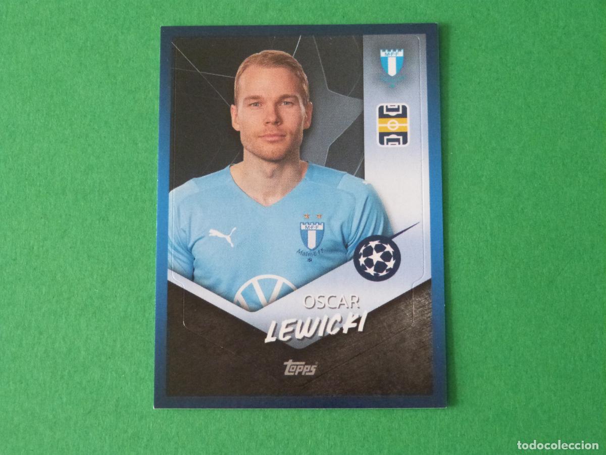 Figurine di Calcio: CROMO FUTBOL LEWICKI MALMO FF SIN PEGAR N&ordm; 636 CHAMPIONS LEAGUE 2021-2022/21-22 TOPPS
