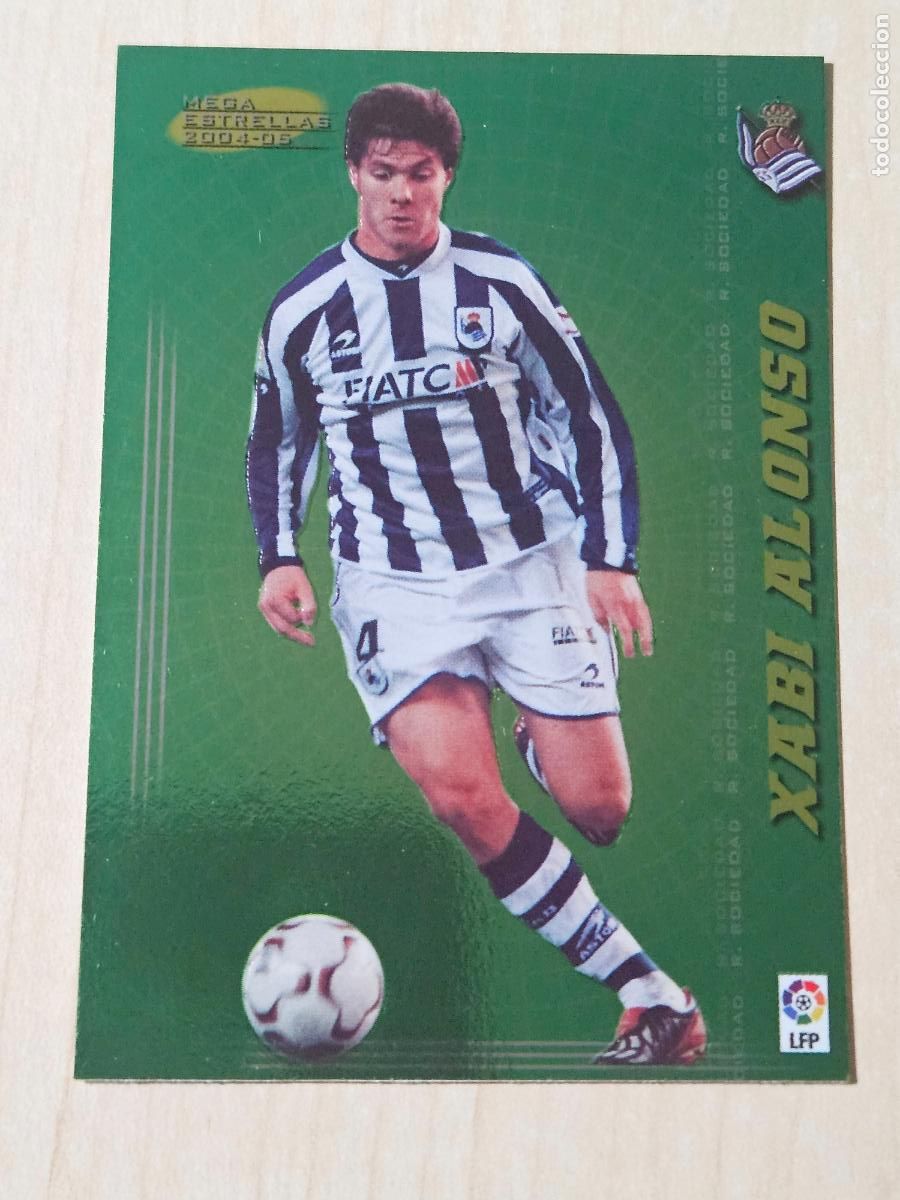 Figurine di Calcio: CROMO N&ordm; 386 XABI ALONSO - MEGACRACKS 2004 05 - MEGA ESTRELLAS