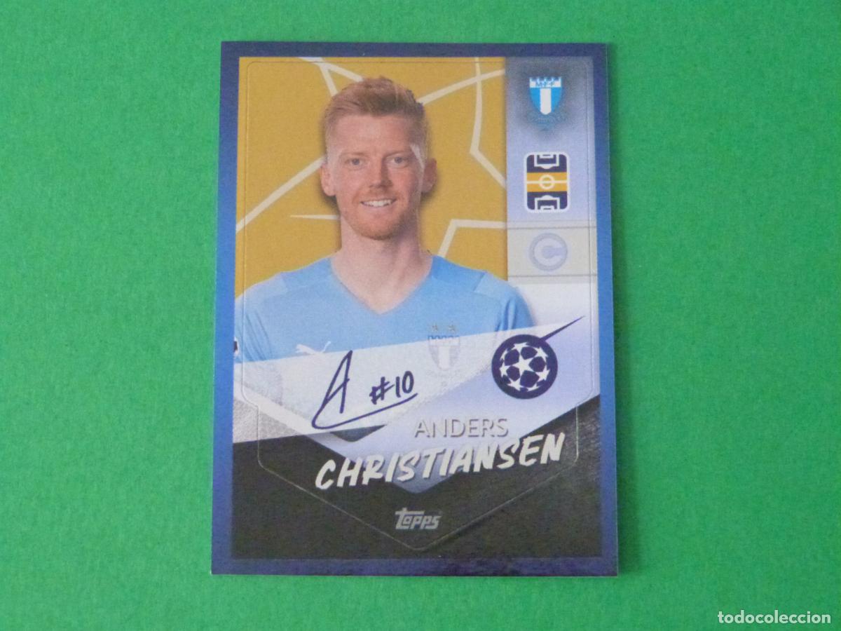 Figurine di Calcio: CROMO FUTBOL CHRISTIANSEN MALMO FF SIN PEGAR N&ordm; 637 CHAMPIONS LEAGUE 2021-2022/21-22 TOPPS