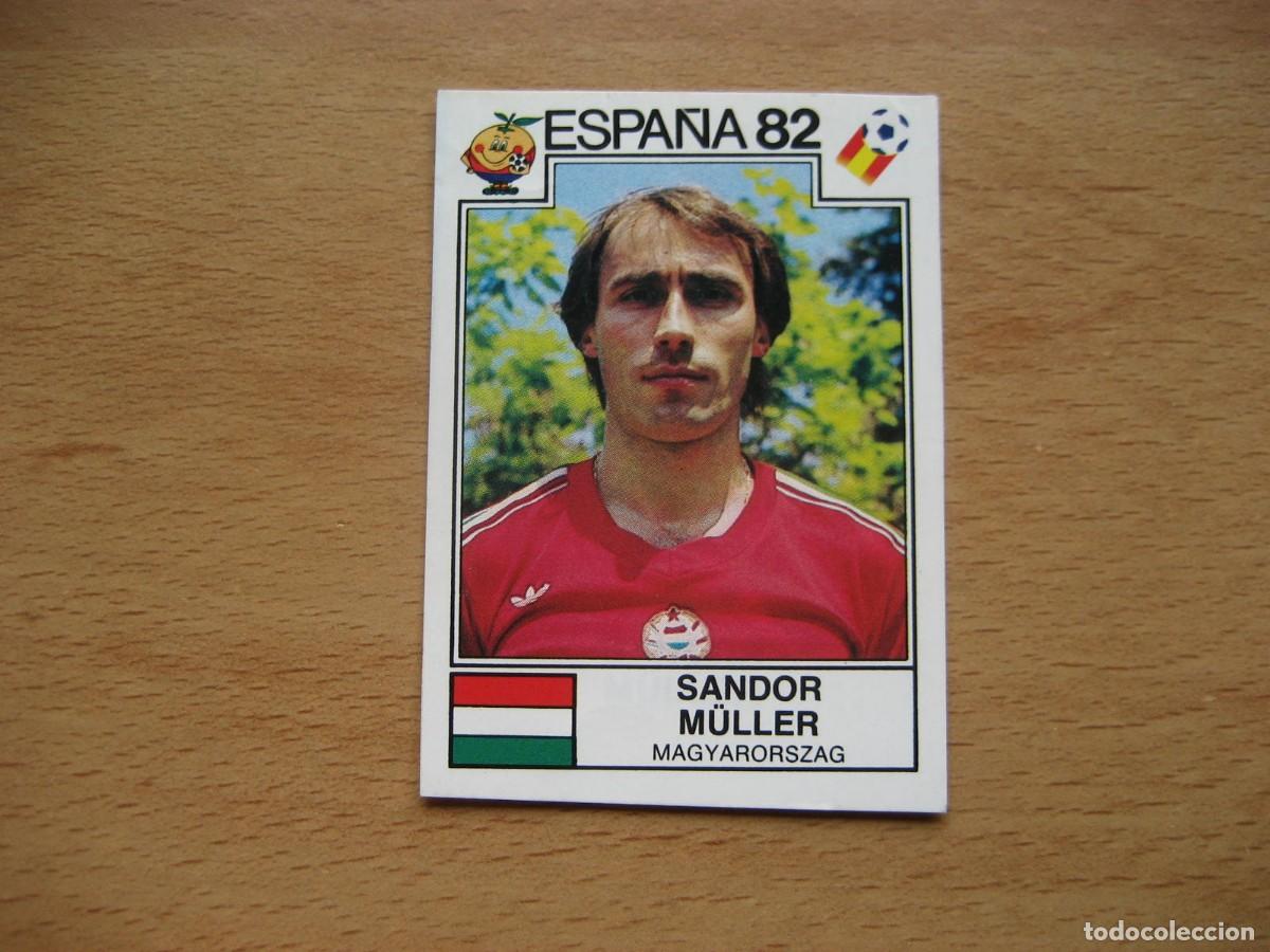 Cartes &agrave; collectionner de Football: ESPA&Ntilde;A 82 - N&ordm; 192 SANDOR MULLER - HUNGRIA - PANINI