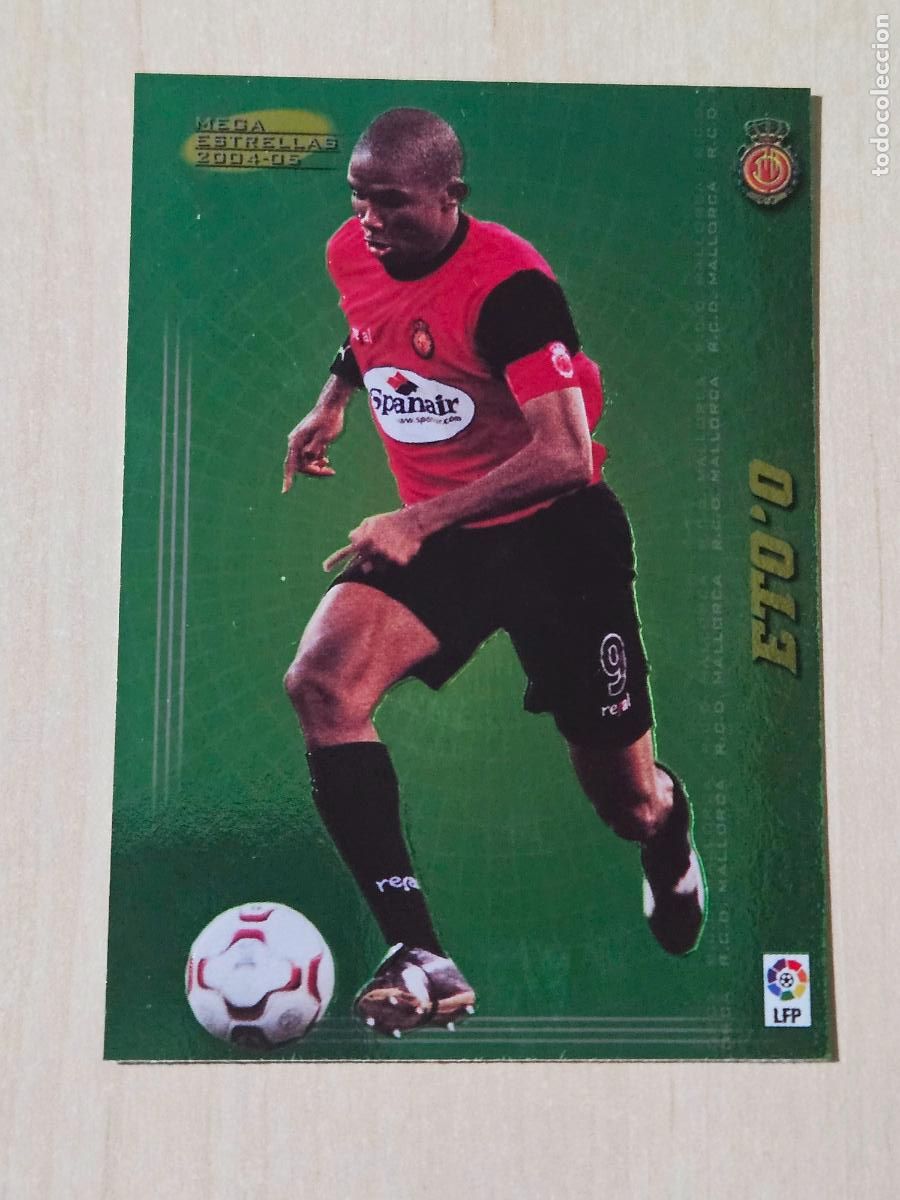 Cromos de F&uacute;tbol: CROMO N&ordm; 388 ETOO - MEGACRACKS 2004 05 - MEGA ESTRELLAS