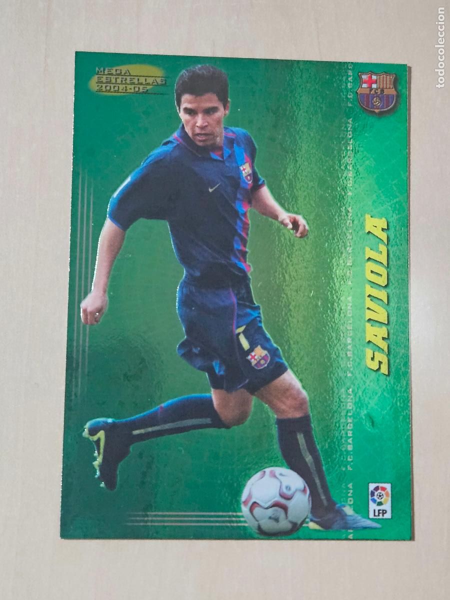 Cromos de F&uacute;tbol: CROMO N&ordm; 389 SAVIOLA - MEGACRACKS 2004 05 - MEGA ESTRELLAS