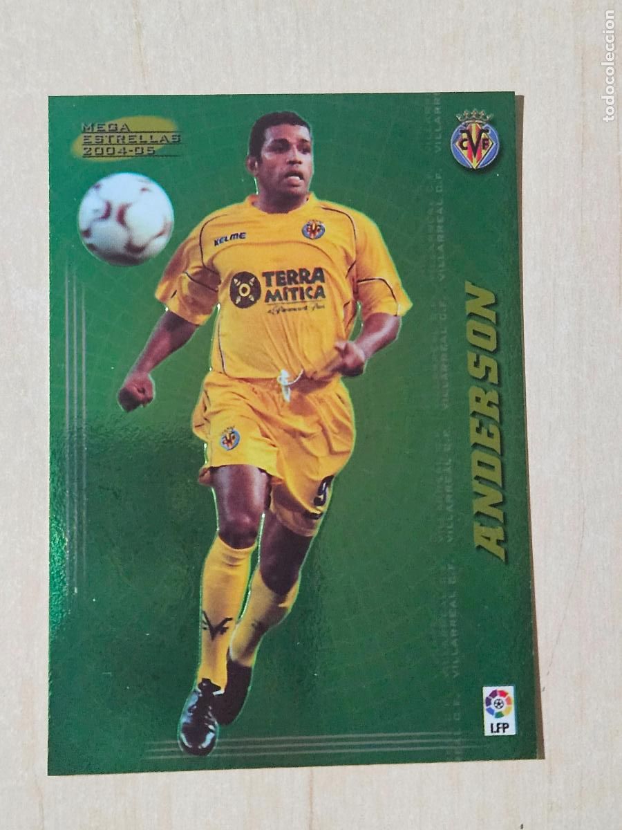 Cromos de F&uacute;tbol: CROMO N&ordm; 393 ANDERSON - MEGACRACKS 2004 05 - MEGA ESTRELLAS