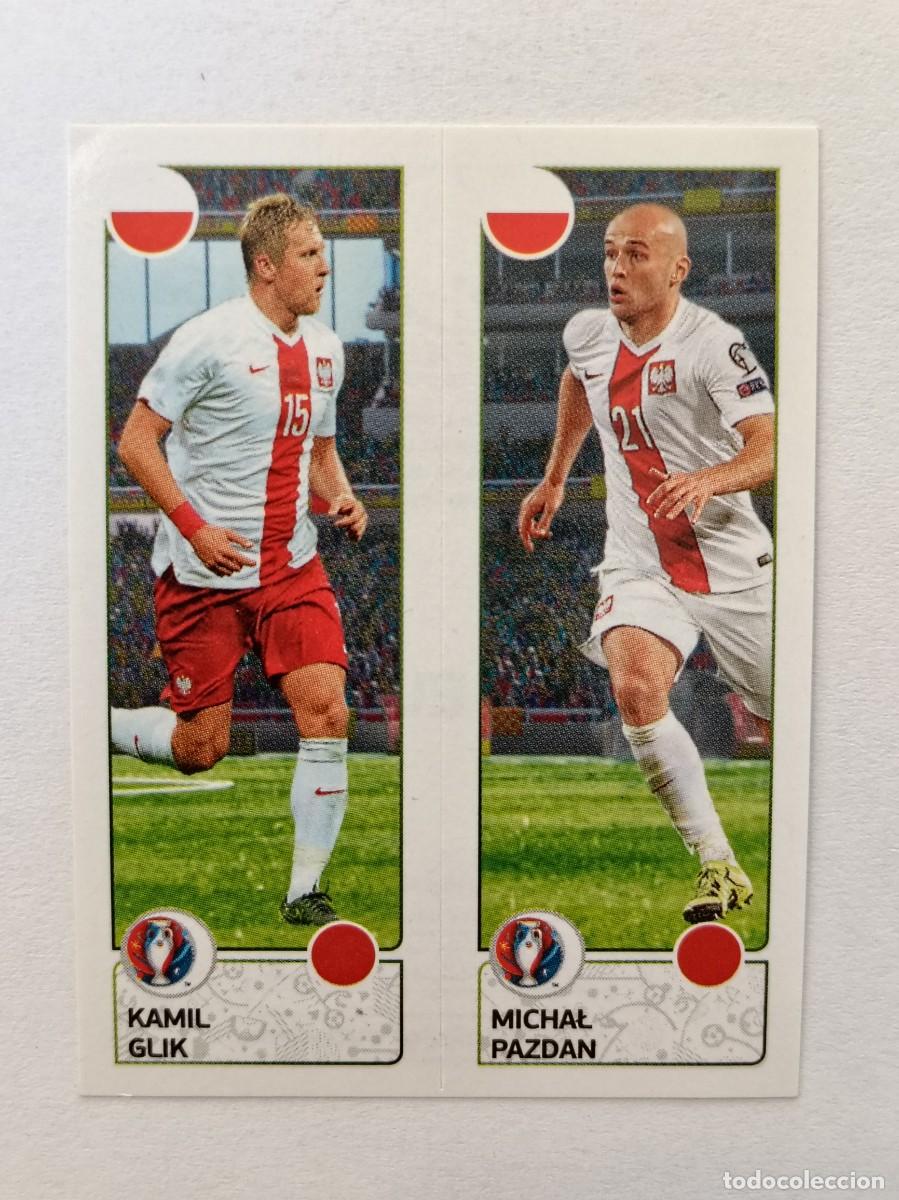 Cromos de F&uacute;tbol: #315 GLIK-PAZDAN (POLONIA) EURO FRANCIA 2016 PANINI