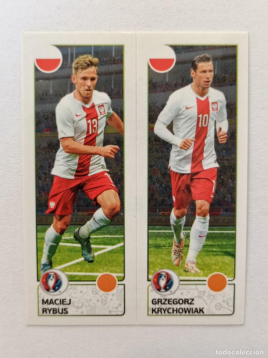 Cromos de F&uacute;tbol: #316 RYBUS-KRYCHOWIAK (POLONIA) EURO FRANCIA 2016 PANINI