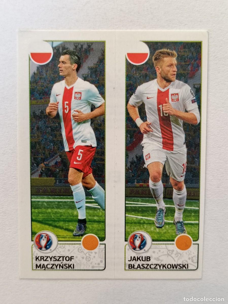 Cromos de F&uacute;tbol: #317 MACZYNSKI-BLASZCZYKOWSKI (POLONIA) EURO FRANCIA 2016 PANINI