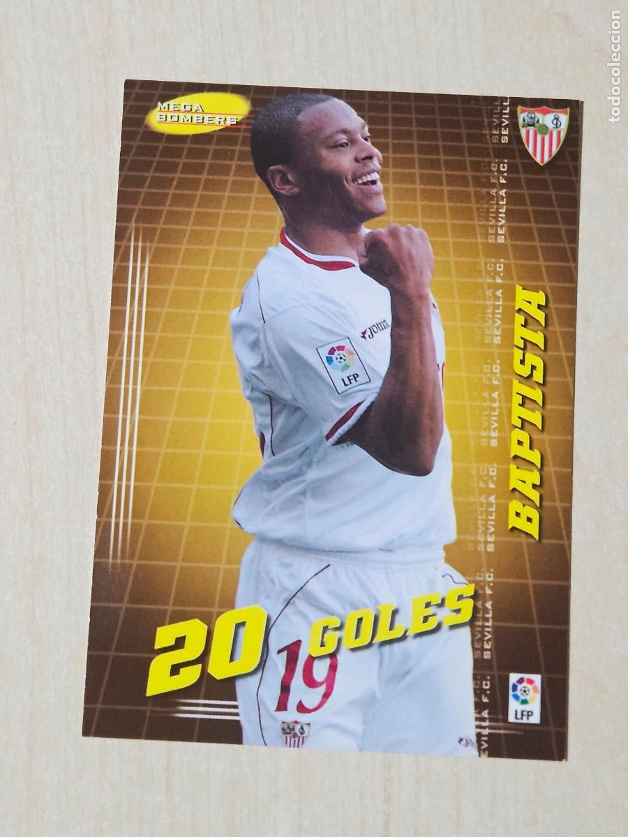 Cartes &agrave; collectionner de Football: CROMO N&ordm; 398 BAPTISTA - MEGACRACKS 2004 05 - MEGA BOMBERS
