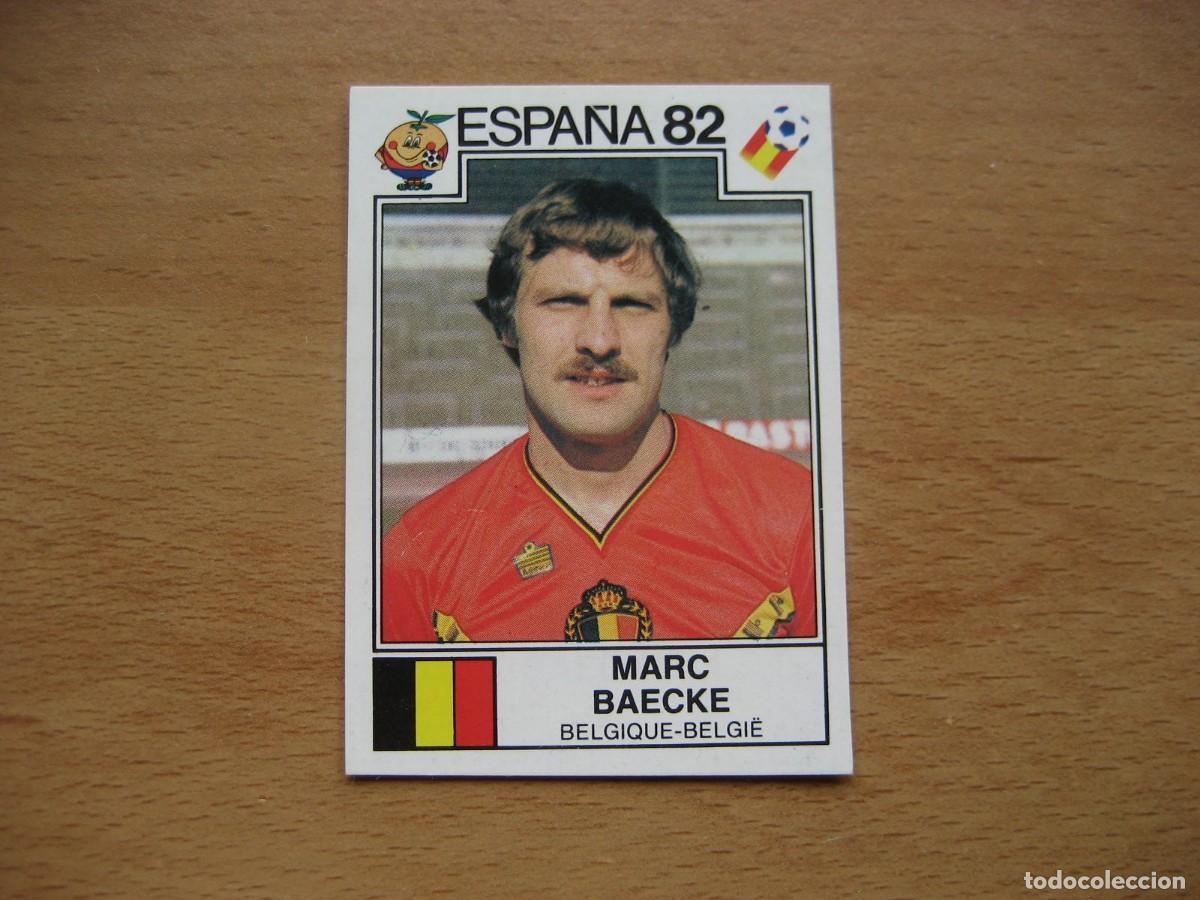 Cromos de F&uacute;tbol: ESPA&Ntilde;A 82 - N&ordm; 207 MARC BAECKE - BELGICA - PANINI