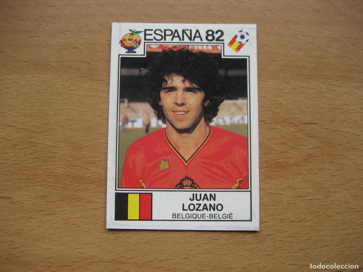Cromos de F&uacute;tbol: ESPA&Ntilde;A 82 - N&ordm; 211 JUAN LOZANO - BELGICA - PANINI