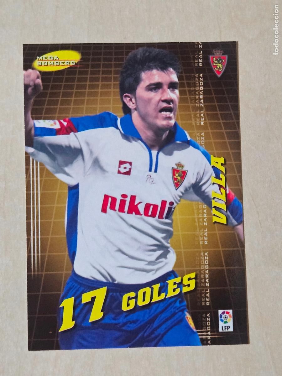Cromos de F&uacute;tbol: CROMO N&ordm; 403 VILLA - MEGACRACKS 2004 05 - MEGA BOMBERS