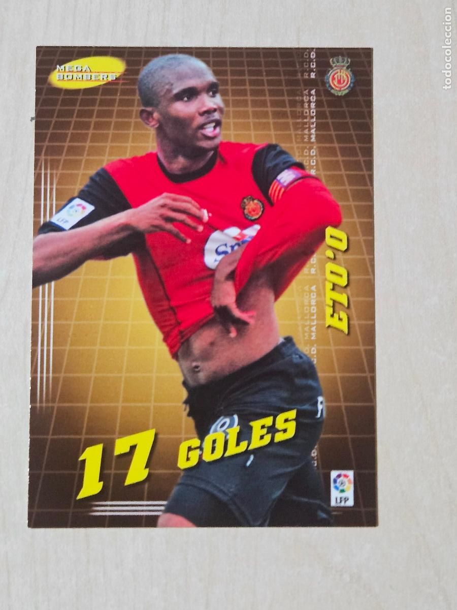 Cromos de F&uacute;tbol: CROMO N&ordm; 404 ETOO - MEGACRACKS 2004 05 - MEGA BOMBERS