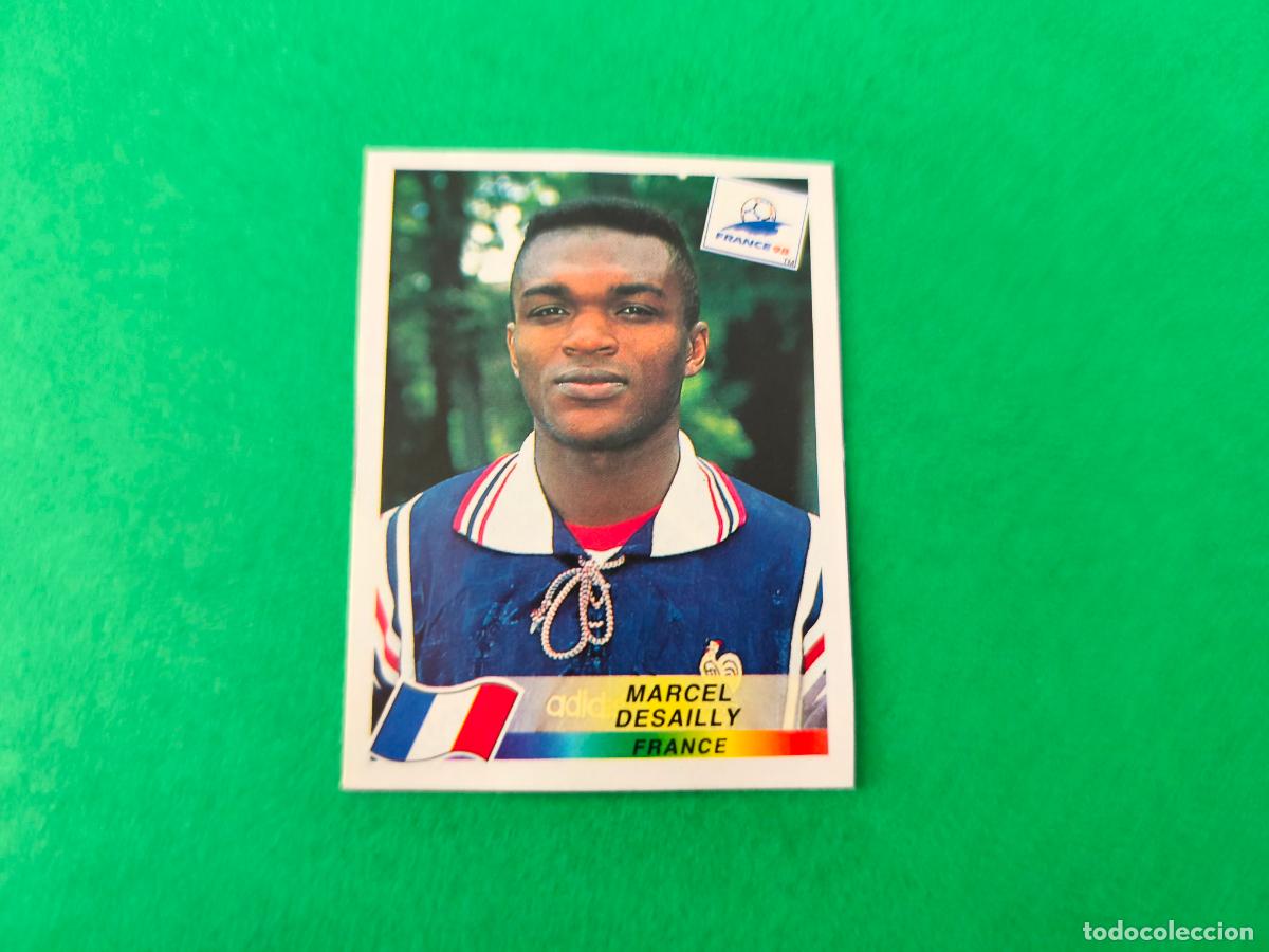 Cromos de F&uacute;tbol: CROMO FUTBOL DESAILLY FRANCIA RECORTADO N&ordm; 162 MUNDIAL FRANCIA 98 1998 PANINI