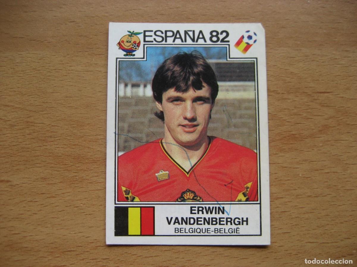 Cromos de F&uacute;tbol: ESPA&Ntilde;A 82 - N&ordm; 214 ERWIN VANDENBERGH - BELGICA - PANINI