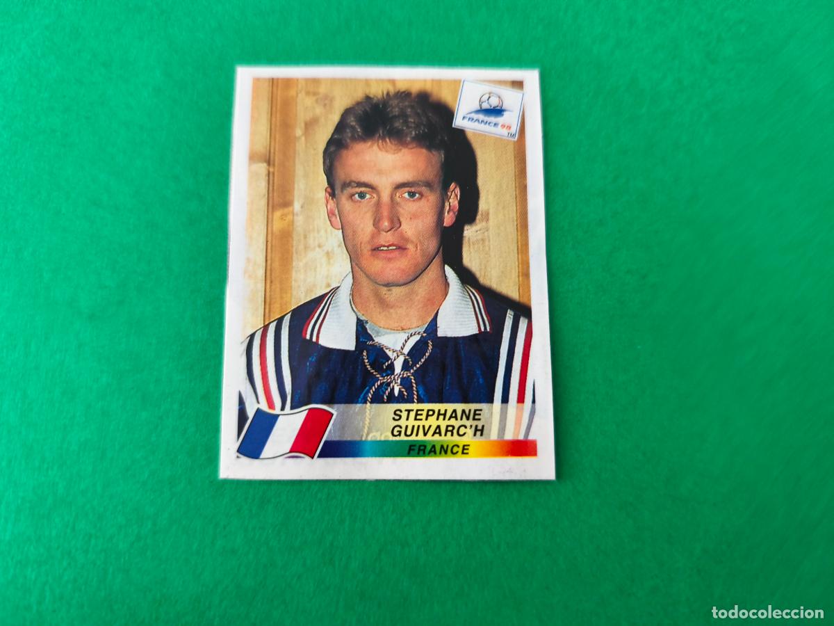 Fu&szlig;ball-Sticker: CROMO FUTBOL GUIVARC&acute;H FRANCIA RECORTADO N&ordm; 170 MUNDIAL FRANCIA 98 1998 PANINI