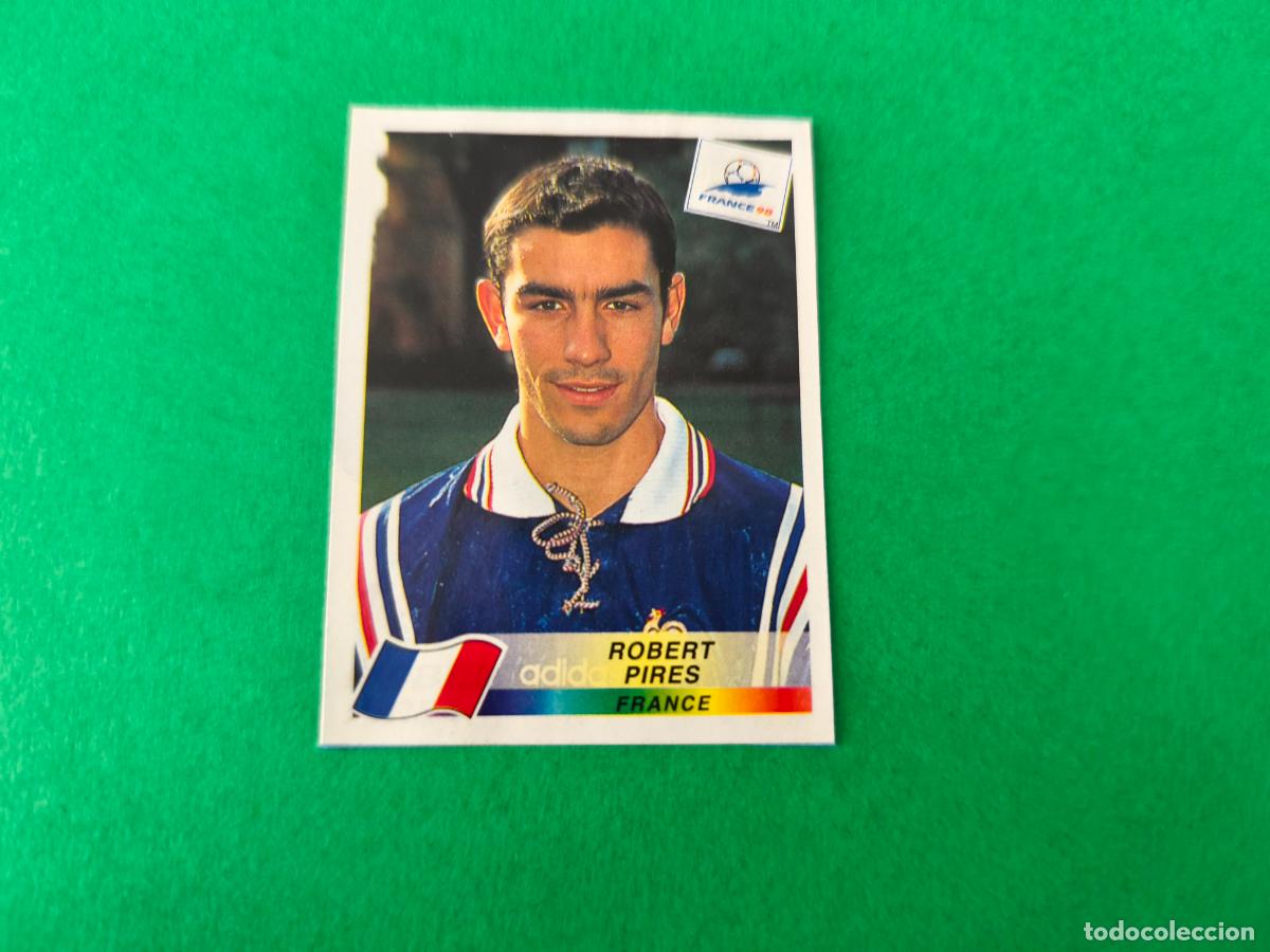 Fu&szlig;ball-Sticker: CROMO FUTBOL PIRES FRANCIA RECORTADO N&ordm; 166 MUNDIAL FRANCIA 98 1998 PANINI