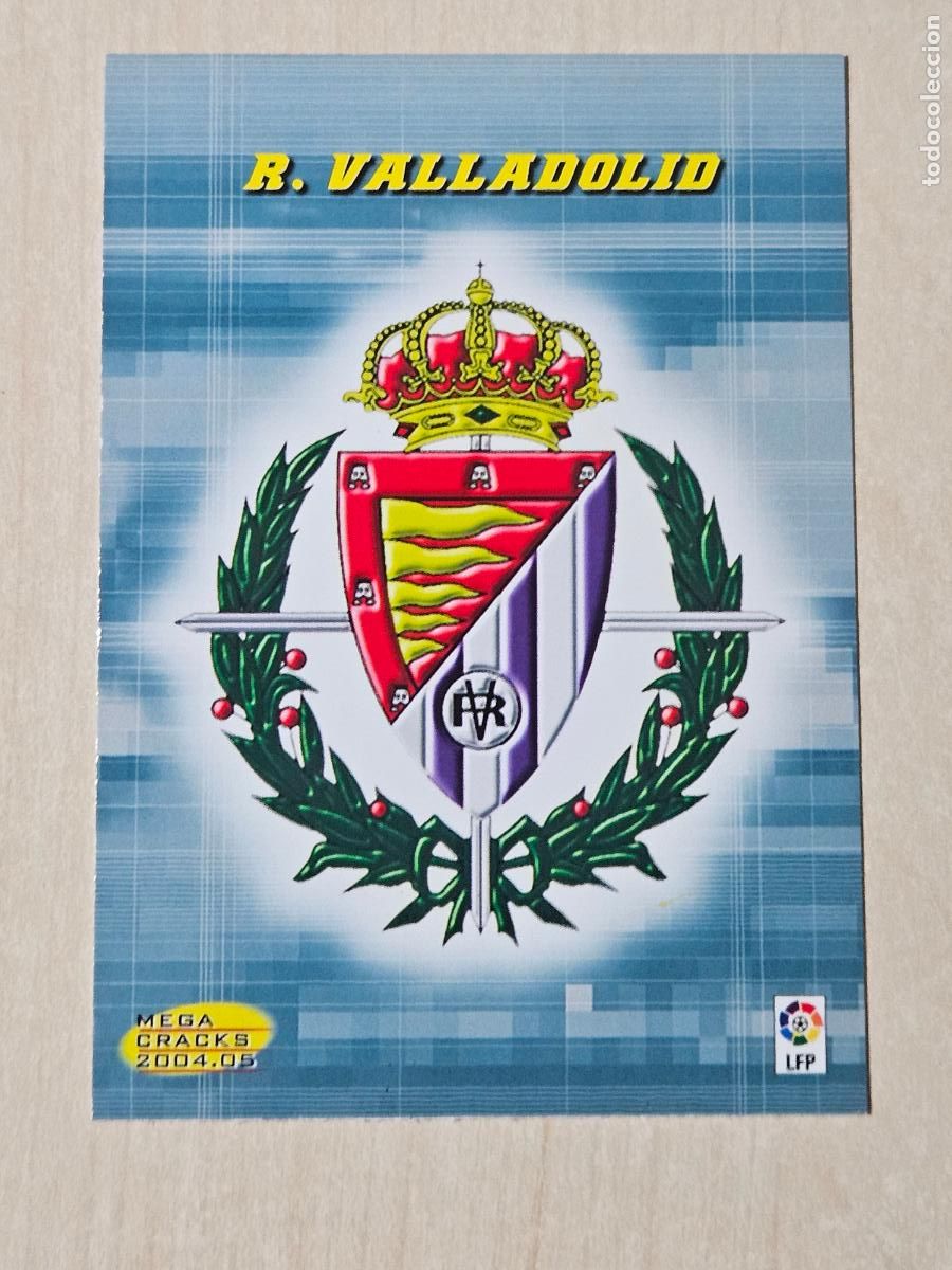 Fu&szlig;ball-Sticker: CROMO N&ordm; 415 ESCUDO - MEGACRACKS 2004 05 - REAL VALLADOLID