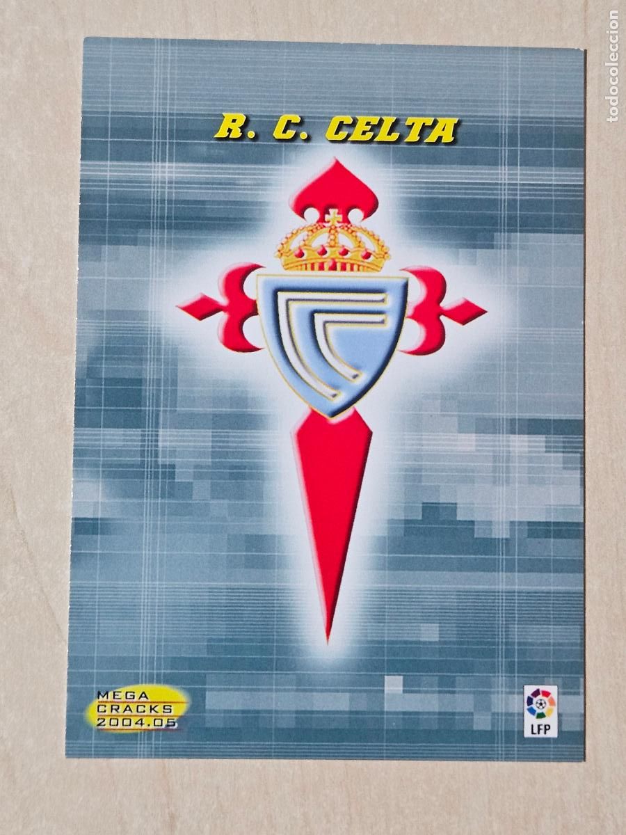 Fu&szlig;ball-Sticker: CROMO N&ordm; 416 ESCUDO - MEGACRACKS 2004 05 - REAL CELTA