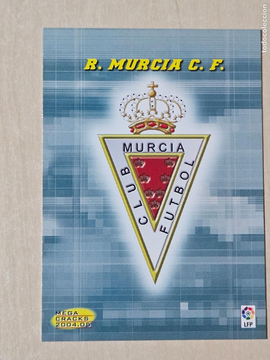 Fu&szlig;ball-Sticker: CROMO N&ordm; 417 ESCUDO - MEGACRACKS 2004 05 - REAL MURCIA