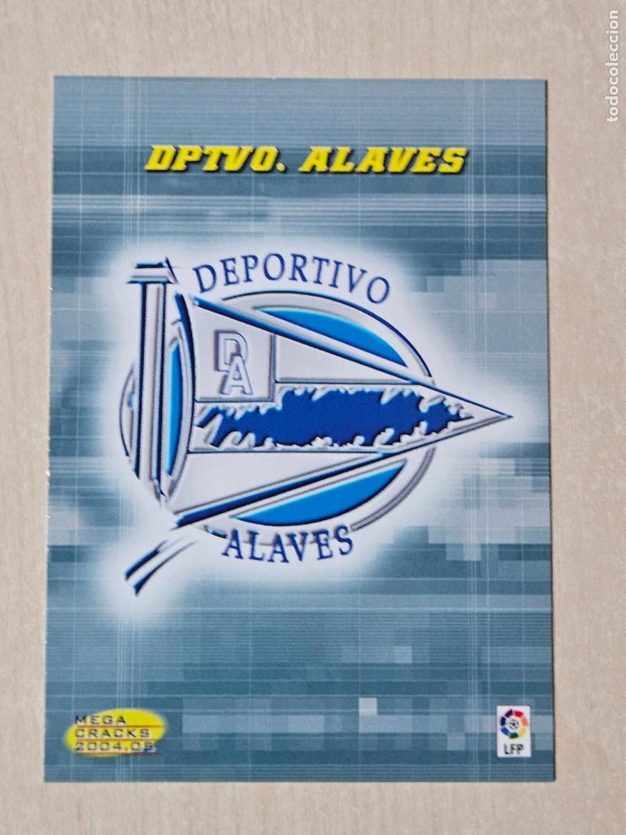 Fu&szlig;ball-Sticker: CROMO N&ordm; 418 ESCUDO - MEGACRACKS 2004 05 - ALAVES