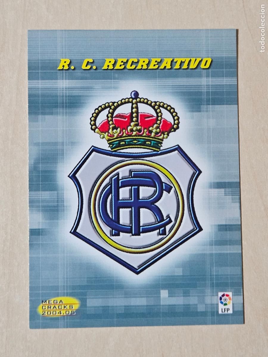 Fu&szlig;ball-Sticker: CROMO N&ordm; 420 ESCUDO - MEGACRACKS 2004 05 - RECREATIVO DE HUELVA