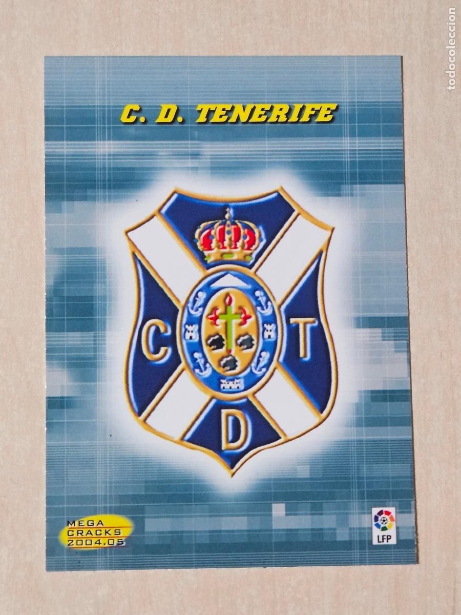 Fu&szlig;ball-Sticker: CROMO N&ordm; 422 ESCUDO - MEGACRACKS 2004 05 - TENERIFE