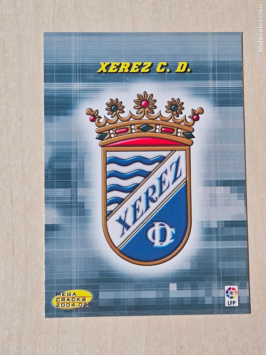 Fu&szlig;ball-Sticker: CROMO N&ordm; 423 ESCUDO - MEGACRACKS 2004 05 - XEREZ