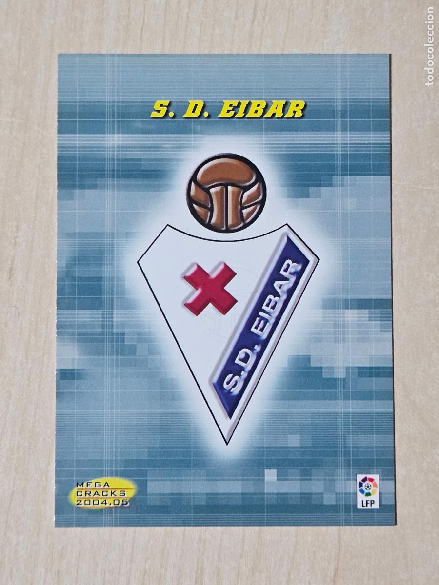 Fu&szlig;ball-Sticker: CROMO N&ordm; 424 ESCUDO - MEGACRACKS 2004 05 - EIBAR