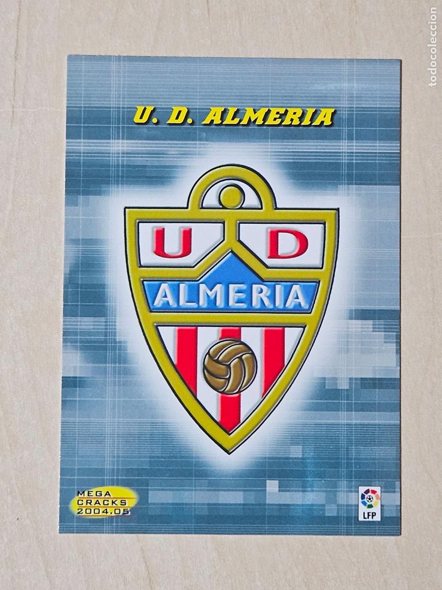 Fu&szlig;ball-Sticker: CROMO N&ordm; 427 ESCUDO - MEGACRACKS 2004 05 - ALMERIA