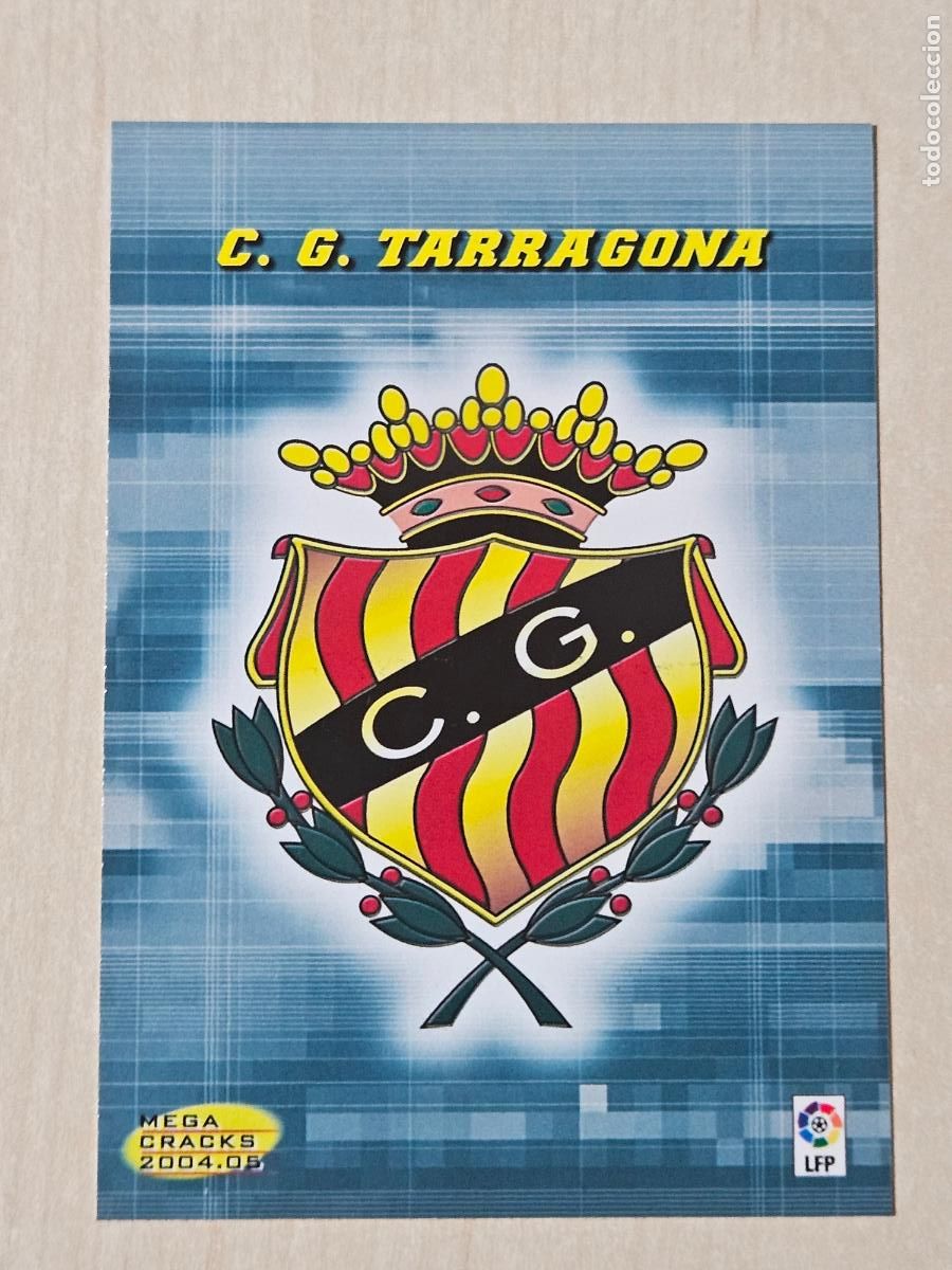 Cromos de F&uacute;tbol: CROMO N&ordm; 436 ESCUDO - MEGACRACKS 2004 05 - GIMNASTIC DE TARRAGONA