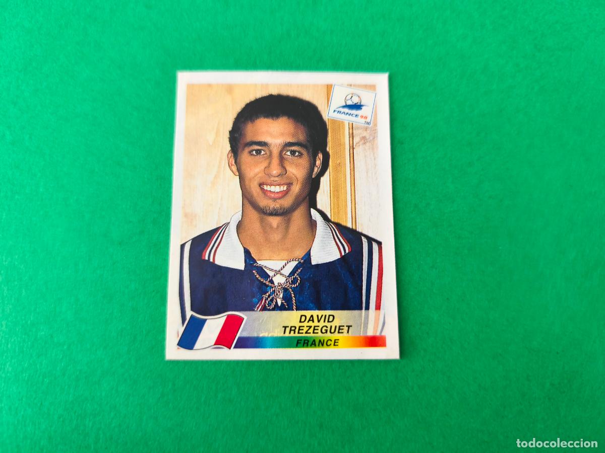 Cromos de F&uacute;tbol: CROMO FUTBOL TREZEGUET FRANCIA RECORTADO N&ordm; 171 MUNDIAL FRANCIA 98 1998 PANINI