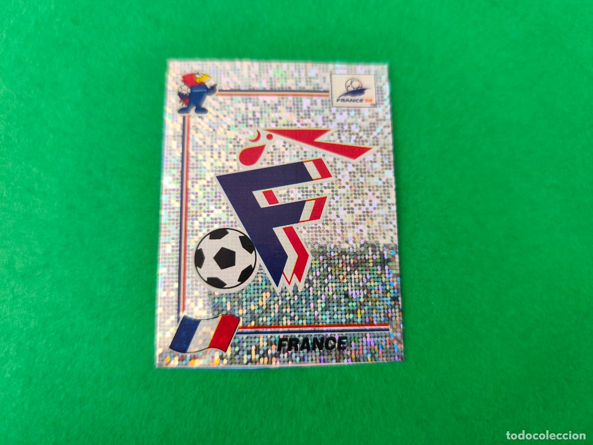Cromos de F&uacute;tbol: CROMO FUTBOL ESCUDO FRANCIA RECORTADO N&ordm; 157 MUNDIAL FRANCIA 98 1998 PANINI