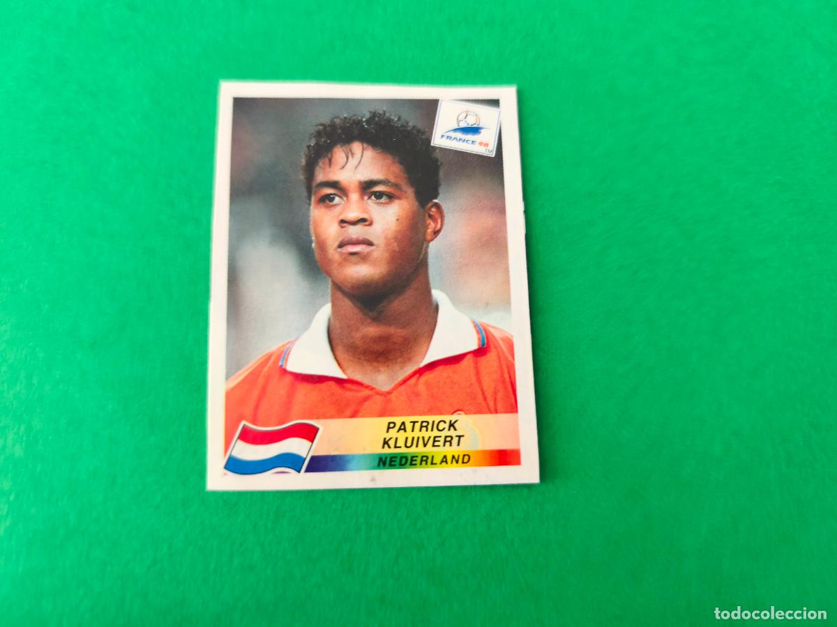 Cromos de F&uacute;tbol: CROMO FUTBOL KLUIVERT HOLANDA RECORTADO N&ordm; 313 MUNDIAL FRANCIA 98 1998 PANINI