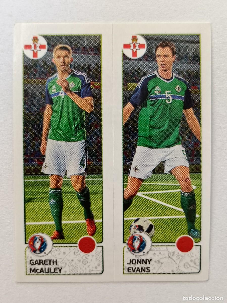 Cromos de F&uacute;tbol: #321 MCAULEY-EVANS (IRLANDA NORTE) EURO FRANCIA 2016 PANINI